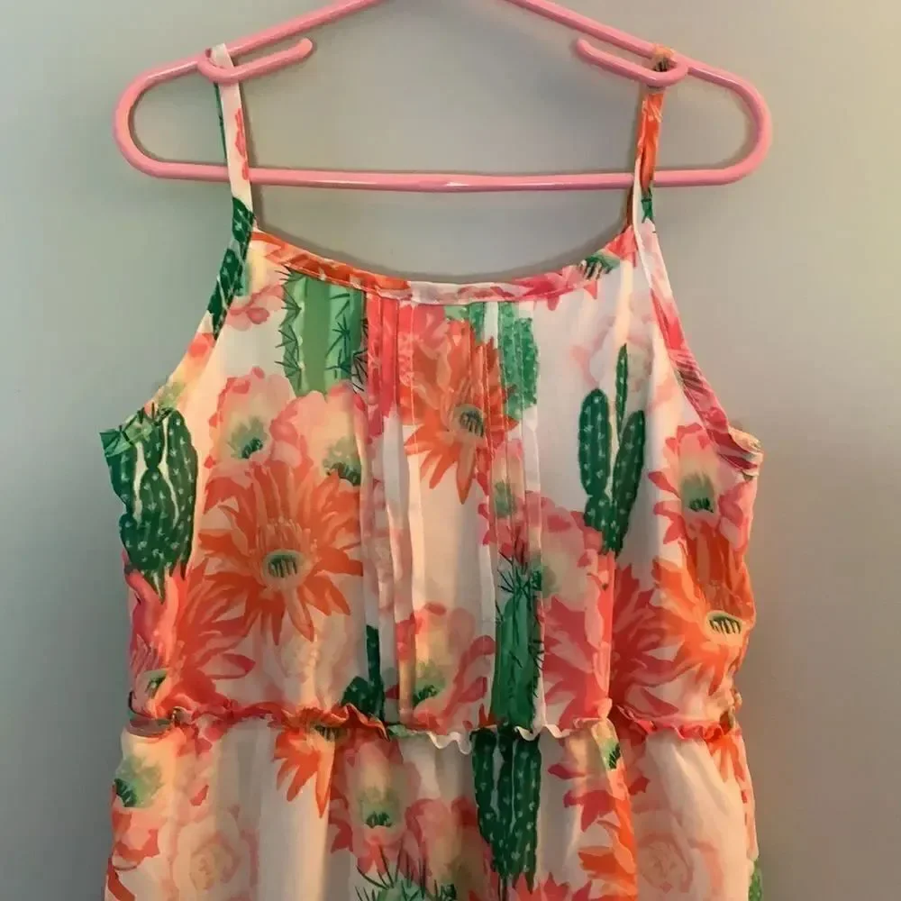 The Children’s Place Floral Ruffle Dress